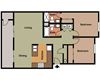 2 Bedroom 2 Bathroom (Large)